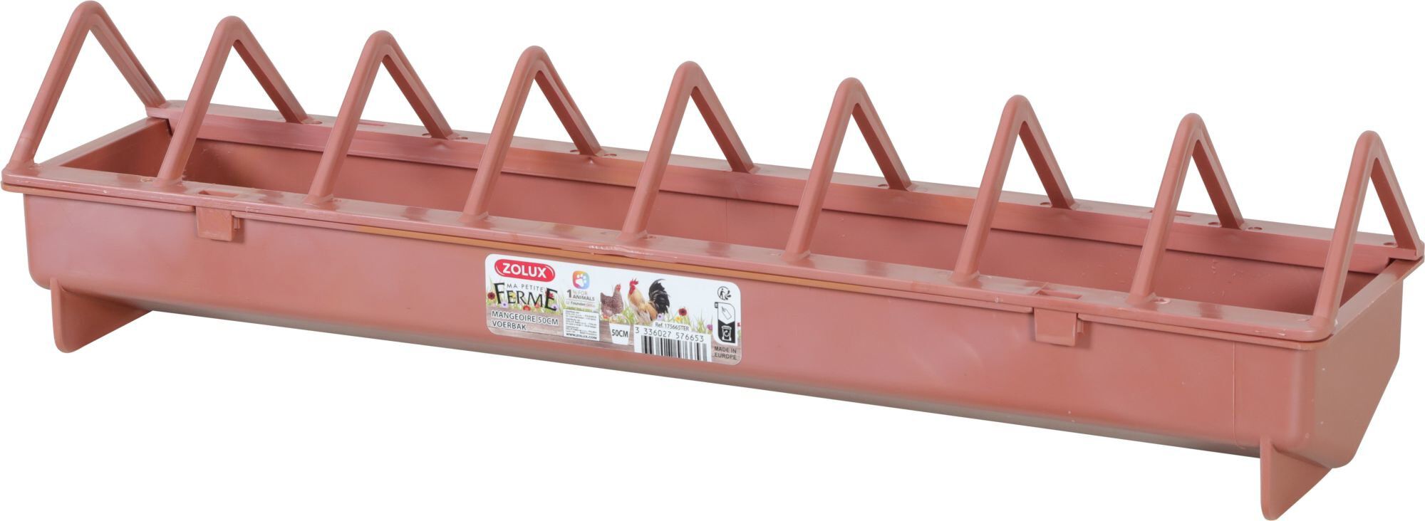 Zolux - Mangeoire Terra pour Basse Cour - 50cm Image num&eacute;ro 1