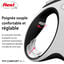 Flexi - Laisse &agrave; Enrouleur Comfort Sangle L pour Chiens - 5m / Noir Indicateur image num&eacute;ro 8