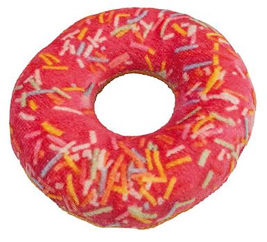 Croci - Jeu BAKERY Donut Rose Catnip pour Chat - 9cm