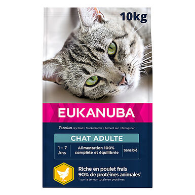 Eukanuba - Croquettes Chat Adulte Condition Optimale Toutes Races Poulet
