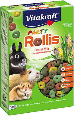 Vitakraft - Friandises Rollis Party pour Rongeurs - 500g