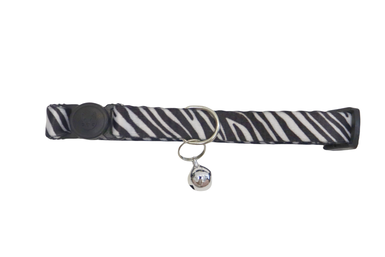 Gotoo - Collier à Motif de Zèbre pour Chat - 20/30cm