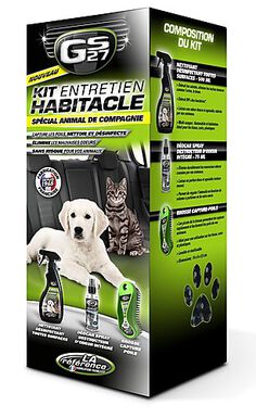 Gs27 - Kit Entretien Habitacle pour Animal de Compagnie