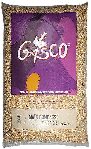 Gasco - Ma&iuml;s Concass&eacute; pour Basse-Cour - 4Kg Image num&eacute;ro 1
