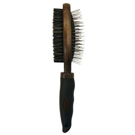 Croci - Brosse Double BARBBERSHOP pour Chien et Chat - 25x6,7x6cm