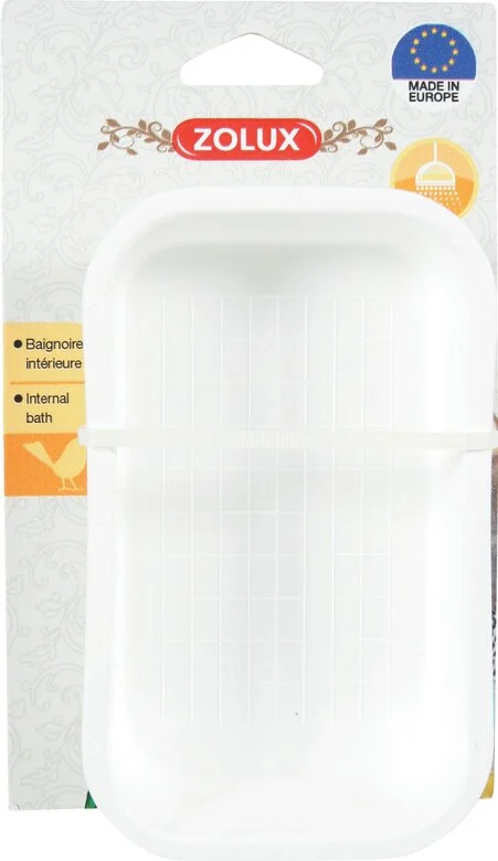 Zolux - Baignoire Intérieur en Plastique pour Oiseaux - Blanc Image numéro 1 Zolux - Baignoire Intérieur en Plastique pour Oiseaux - Blanc Image numéro 1