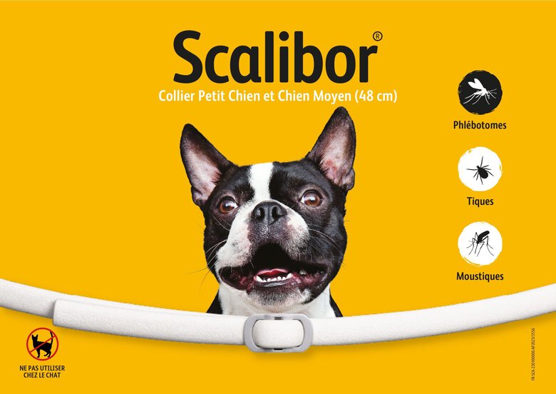 Scalibor - Collier Antiparasitaire pour Petit et Moyen Chien - 48cm Image numéro 2 Scalibor - Collier Antiparasitaire pour Petit et Moyen Chien - 48cm Image numéro 2