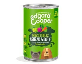 Edgard & Cooper - Boîte à l'Agneau et Bœuf pour Chien - 400g