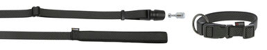 Goleygo - Ensemble Laisse Collier et Goupille Noir pour Chien
