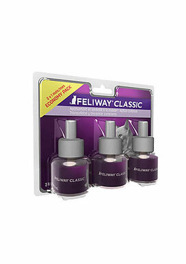 Feliway Classic - Lot Recharge 30J pour le Stress du Chat - 3x48ml