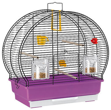 Ferplast - Cage Luna 2 pour Oiseaux - Noir