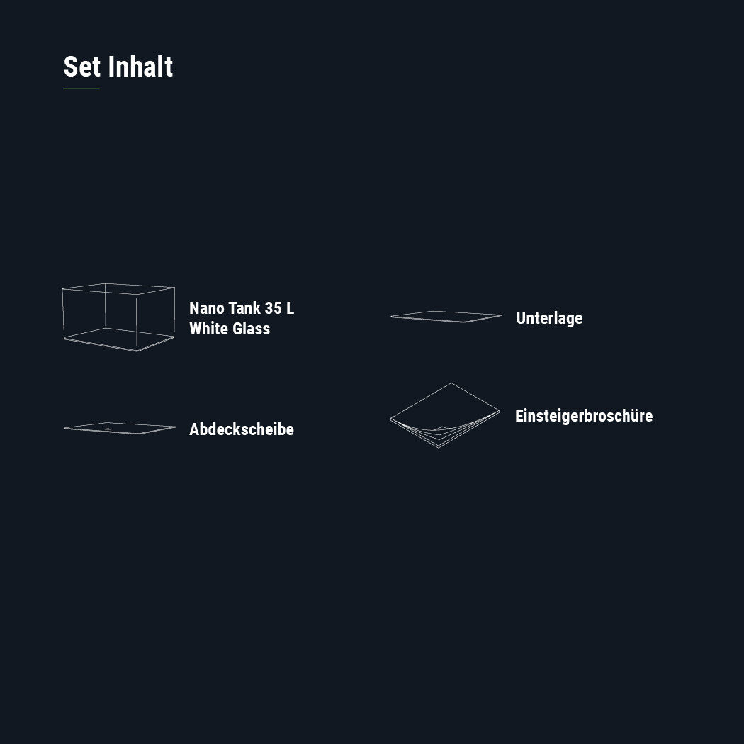 Dennerle - Mini Aquarium Panoramique Nano Tank White Glass - 35L Image num&eacute;ro 3