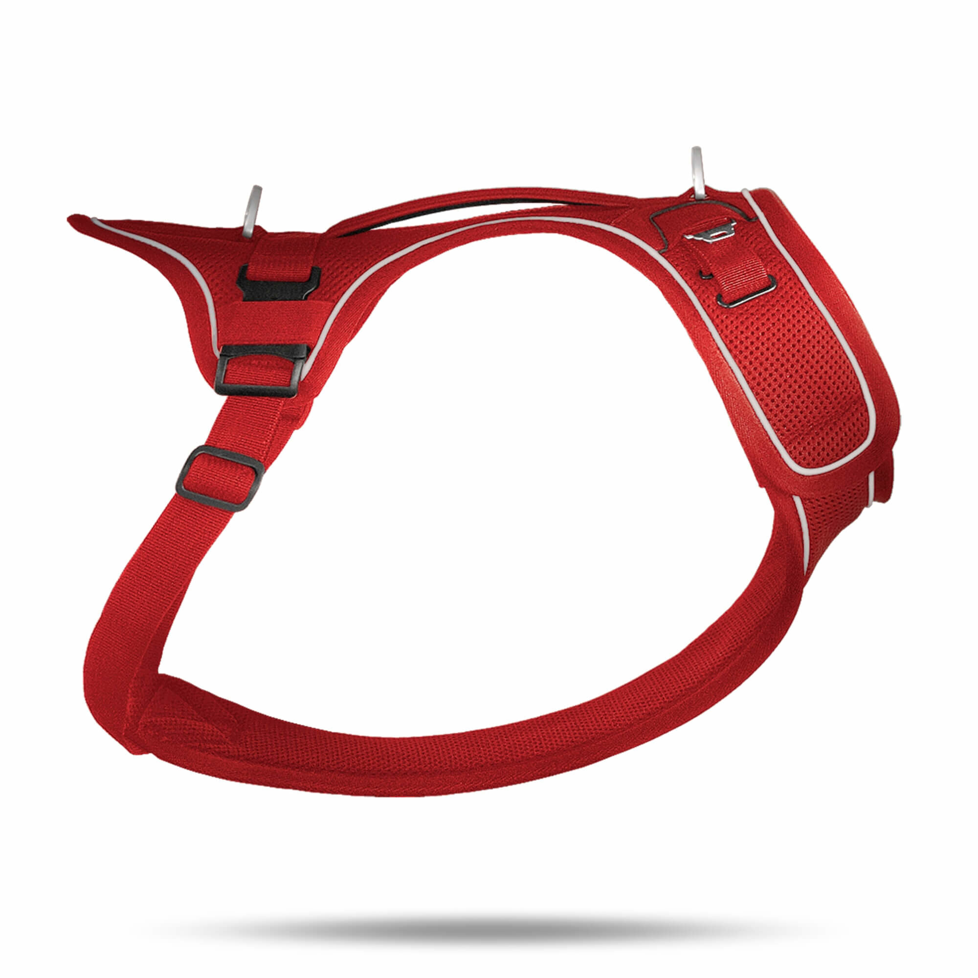 Curli - Harnais Belka Air-Mesh en Rouge pour Chien - S Image num&eacute;ro 2