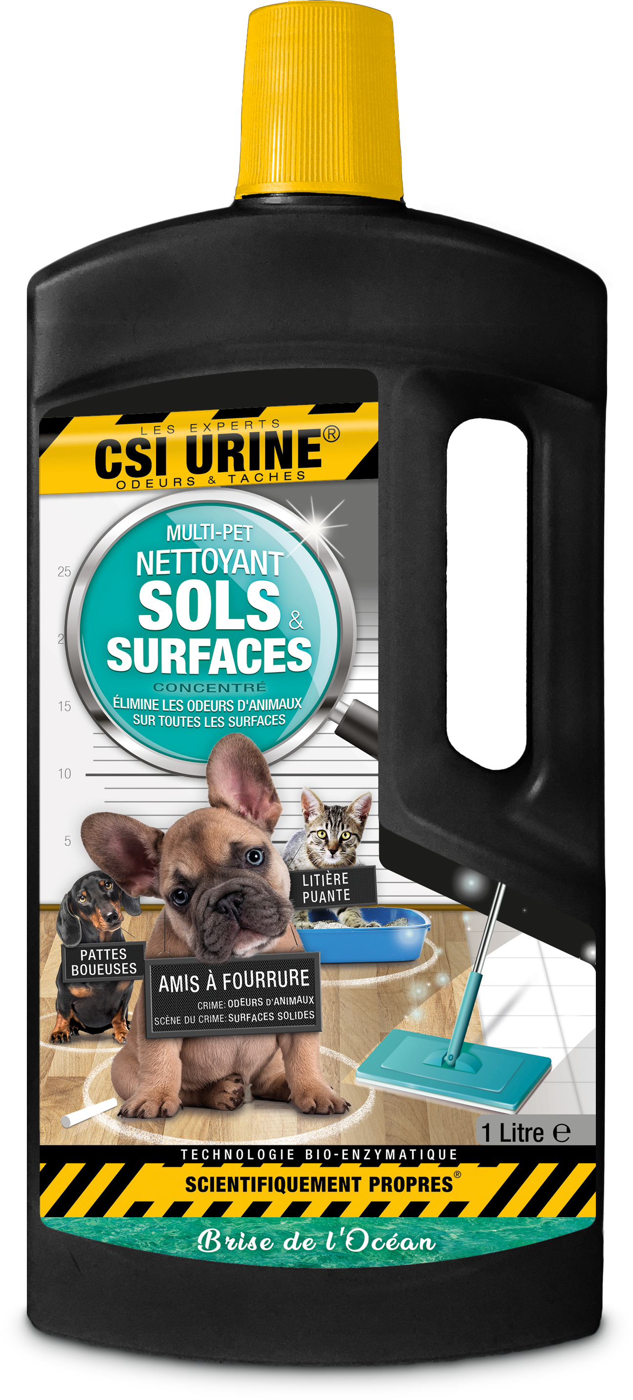 CSI Urine - Nettoyant Sol et Surface Concentr&eacute; pour Animaux - 1L Image num&eacute;ro 1