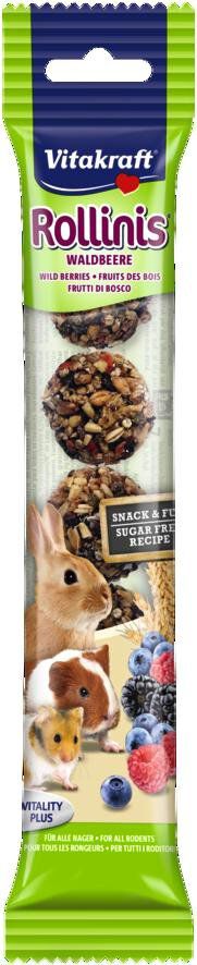 Vitakraft - Friandises Rollinis Fruits des Bois pour Rongeurs - 40g Image num&eacute;ro 1