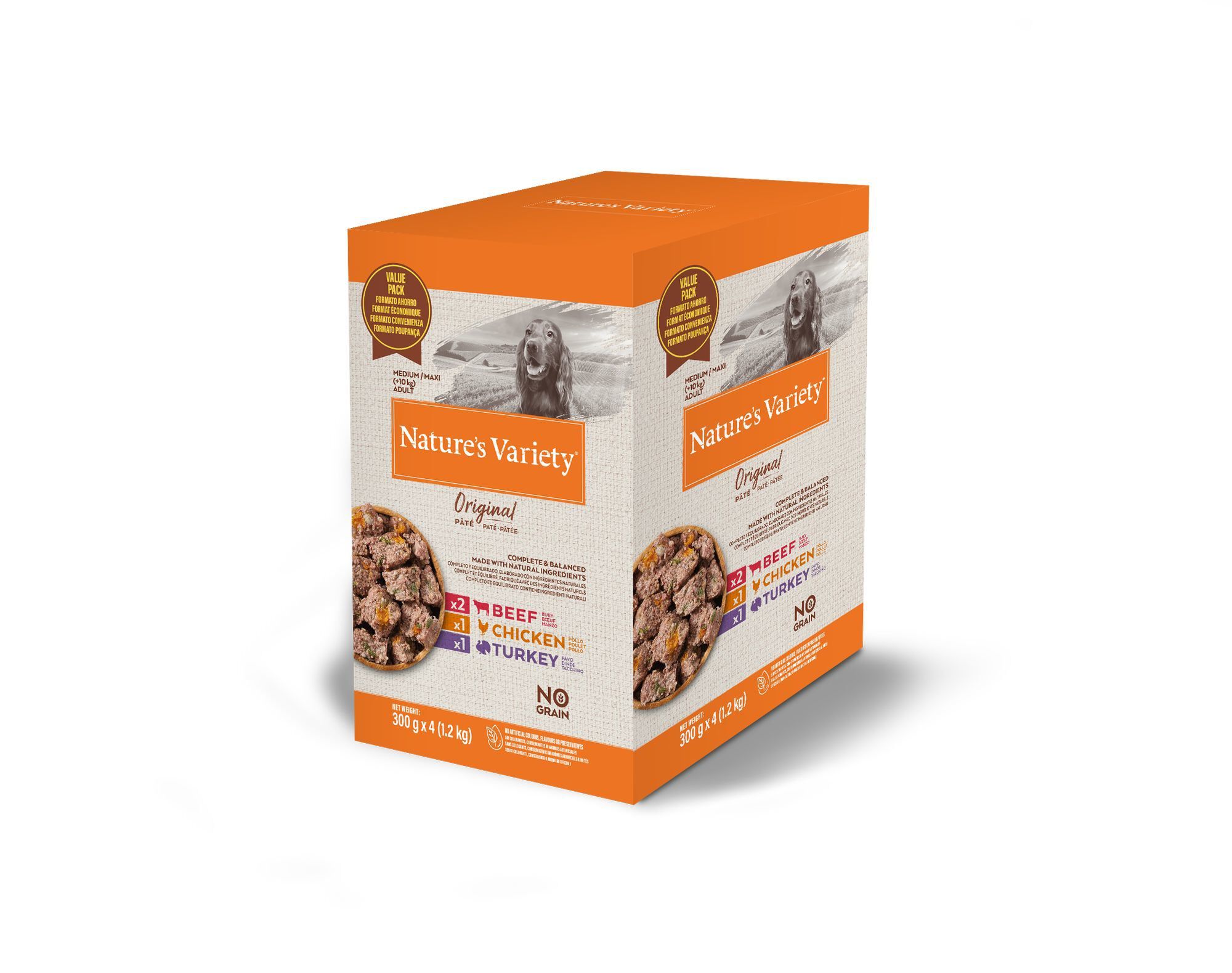 Nature's Variety - P&acirc;t&eacute;e Multipack Original pour Chien - 4x300g Image num&eacute;ro 1