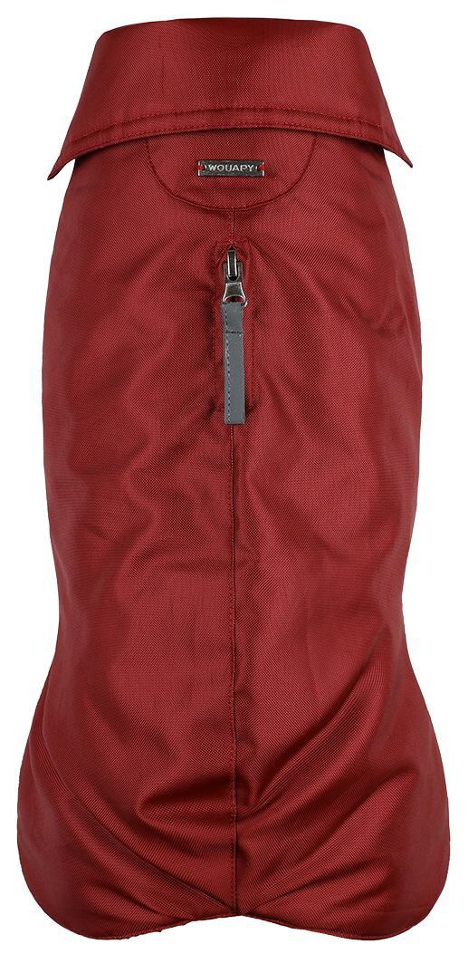 Wouapy -  Manteau Imperm&eacute;able Essentiel Rouge pour Chien - T28 Image num&eacute;ro 1