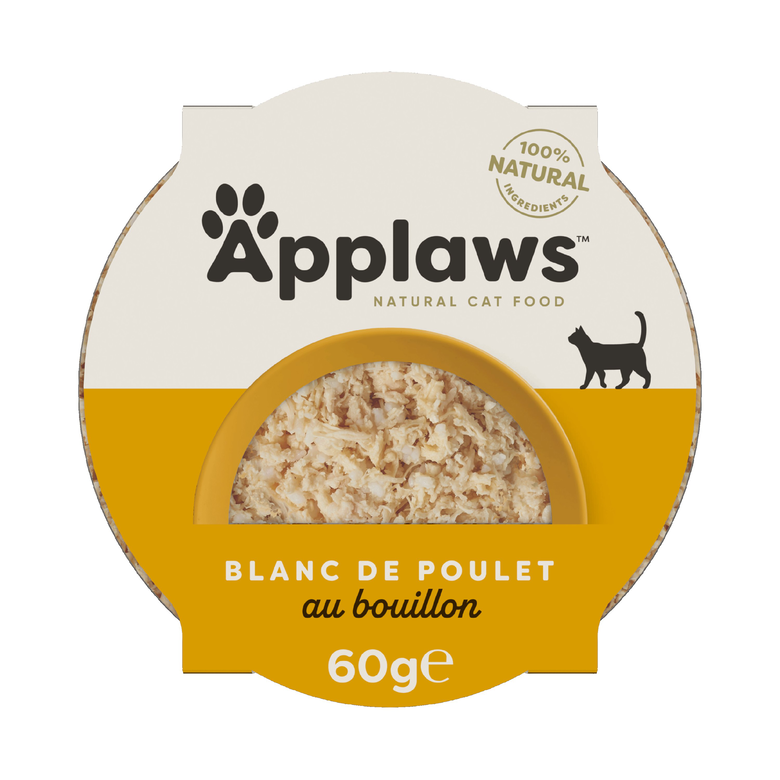 Applaws - Pâtée au Poulet et Riz pour Chat - 60g Image numéro 1 Applaws - Pâtée au Poulet et Riz pour Chat - 60g Image numéro 1