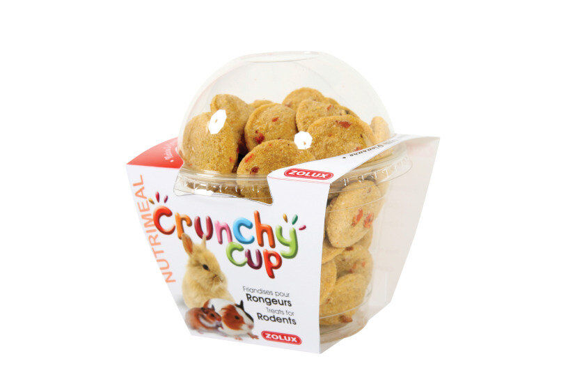 Zolux - Friandises Crunchy Cup Nature Carotte pour Rongeurs - 200g Image num&eacute;ro 1
