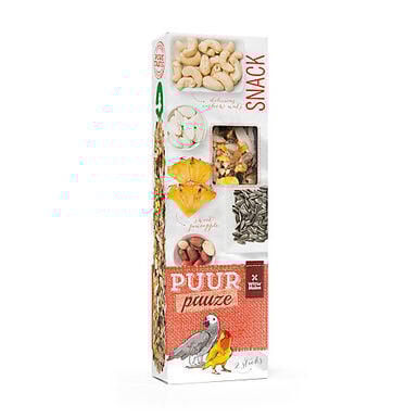 Witte Molen - Sticks Puur Pauze Perroquet Ananas & Cacahuète - x2