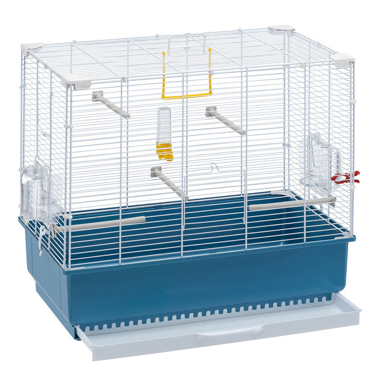 Ferplast - Cage Piano 4 pour Oiseaux - Bleu Image numéro 2 Ferplast - Cage Piano 4 pour Oiseaux - Bleu Image numéro 2