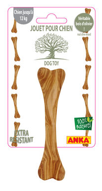 Anka - Jouet Os en Bois d'Olivier pour Chien