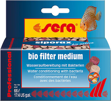 Sera - Conditionneur d'Eau en Granulés Siporax Bio Active pour Aquarium - 35g