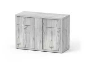 Aquatlantis - Meuble SUBLIME 120 Chêne Blanc pour Aquarium - 120x50x83cm