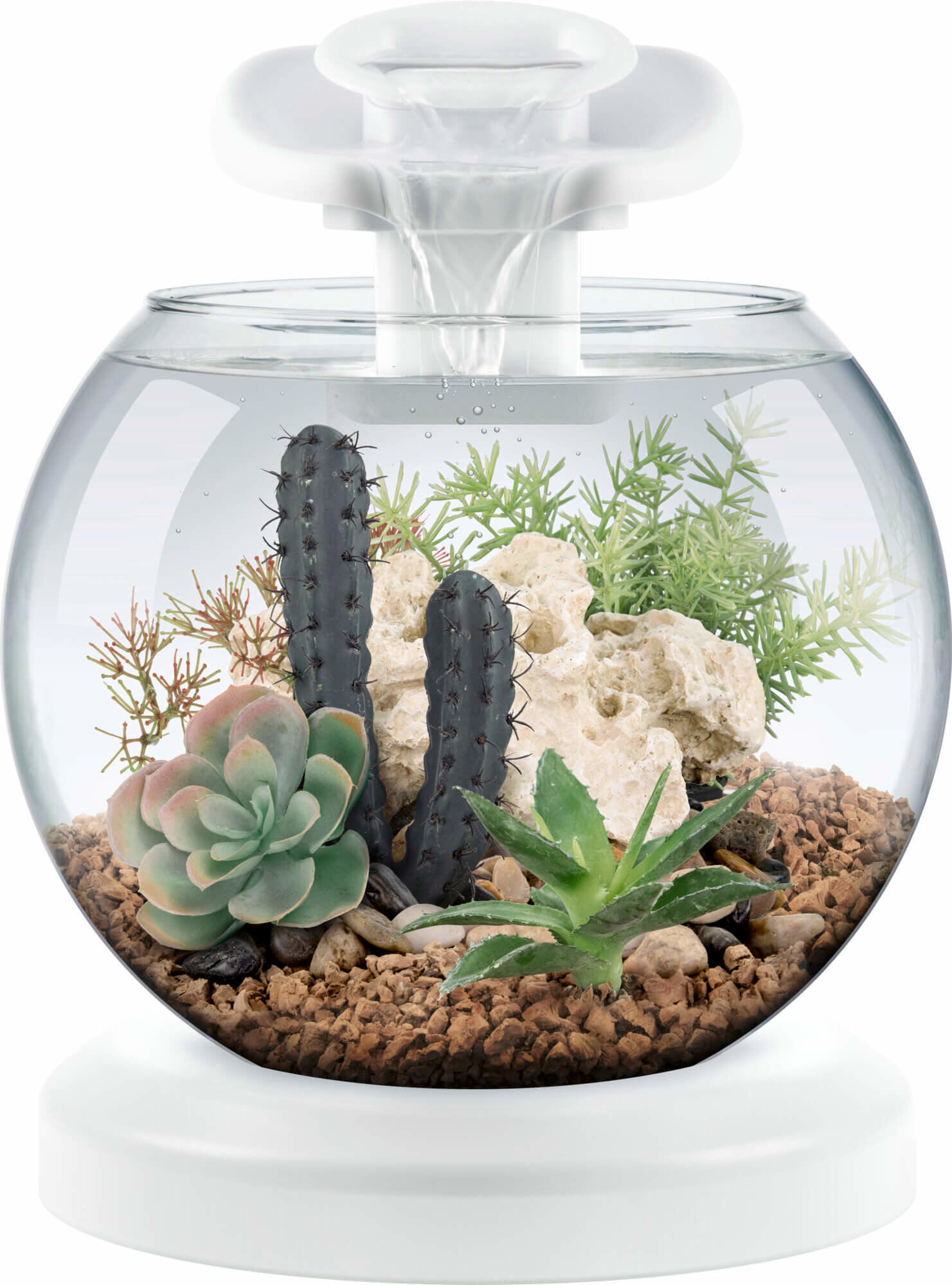 Tetra - Aquarium Duo Waterfall Globe de 6,8L - Blanc Image num&eacute;ro 1