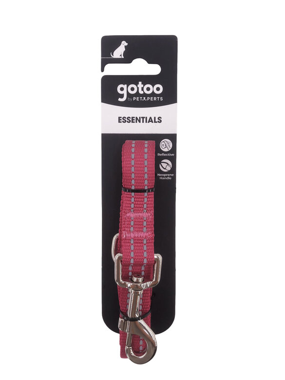 Gotoo - Laisse en Nylon Premium pour chien - Rose Image numéro 5 Gotoo - Laisse en Nylon Premium pour chien - Rose Image numéro 5