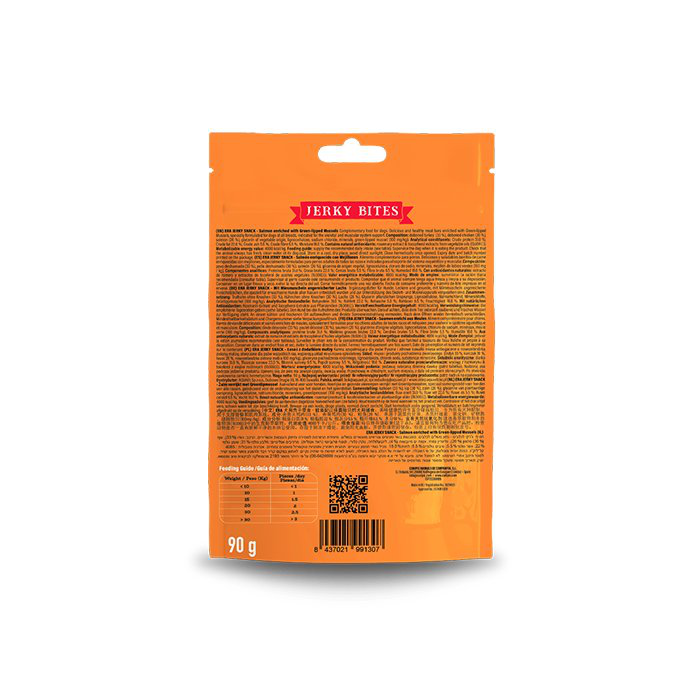 Era - Friandises Jerky Bites Saumon avec Moules pour Chiens - 90g Image num&eacute;ro 2