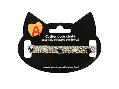 Animalis - Collier Original pour Chat - Beige