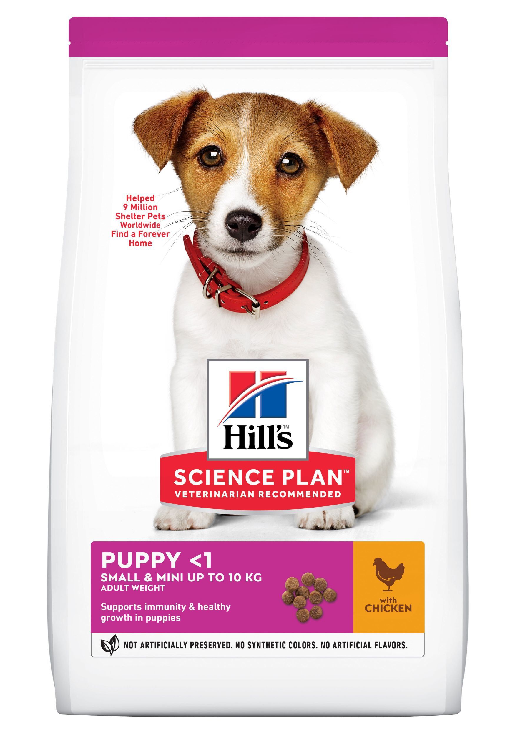 Hill's Science Plan - Puppy Small & Mini Croquettes Pour Chiot De Petite Taille Au Poulet  -  1,5kg Image num&eacute;ro 1