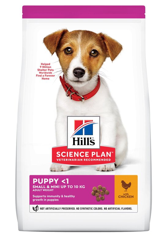 Hill's Science Plan - Puppy Small & Mini Croquettes Pour Chiot De Petite Taille Au Poulet  -  1,5kg Image numéro 1 Hill's Science Plan - Puppy Small & Mini Croquettes Pour Chiot De Petite Taille Au Poulet  -  1,5kg Image numéro 1
