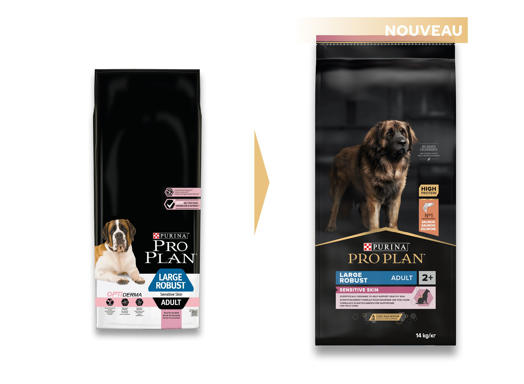 Pro Plan - Croquettes OPTIDERMA Large Robust Sensitive Skin Saumon pour Chien - 14Kg Image num&eacute;ro 3