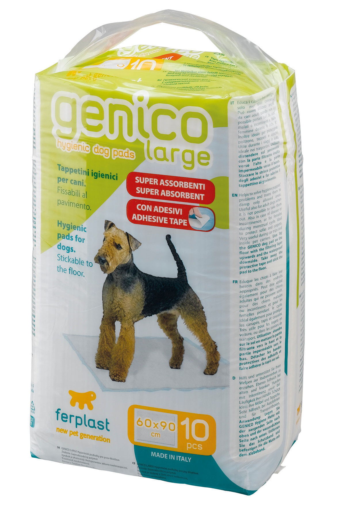 Ferplast - Tapis Hygi&eacute;nique Genico L pour Chiens - x10 Image num&eacute;ro 1