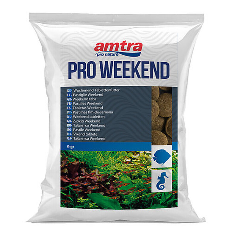 Amtra - Aliment Pro Weekends pour Poissons Tropicaux - 9g Image numéro 1 Amtra - Aliment Pro Weekends pour Poissons Tropicaux - 9g Image numéro 1