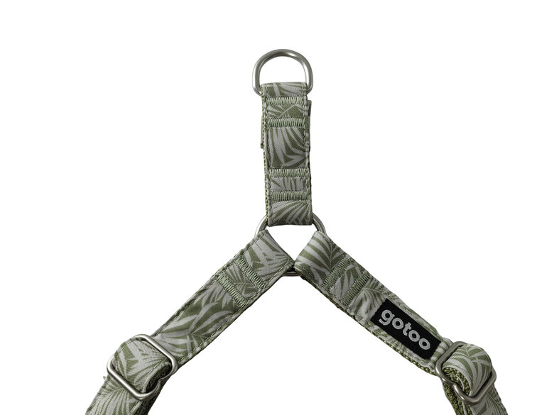 Gotoo - Harnais Feuilles Vert pour Chien - XS Image numéro 2 Gotoo - Harnais Feuilles Vert pour Chien - XS Image numéro 2