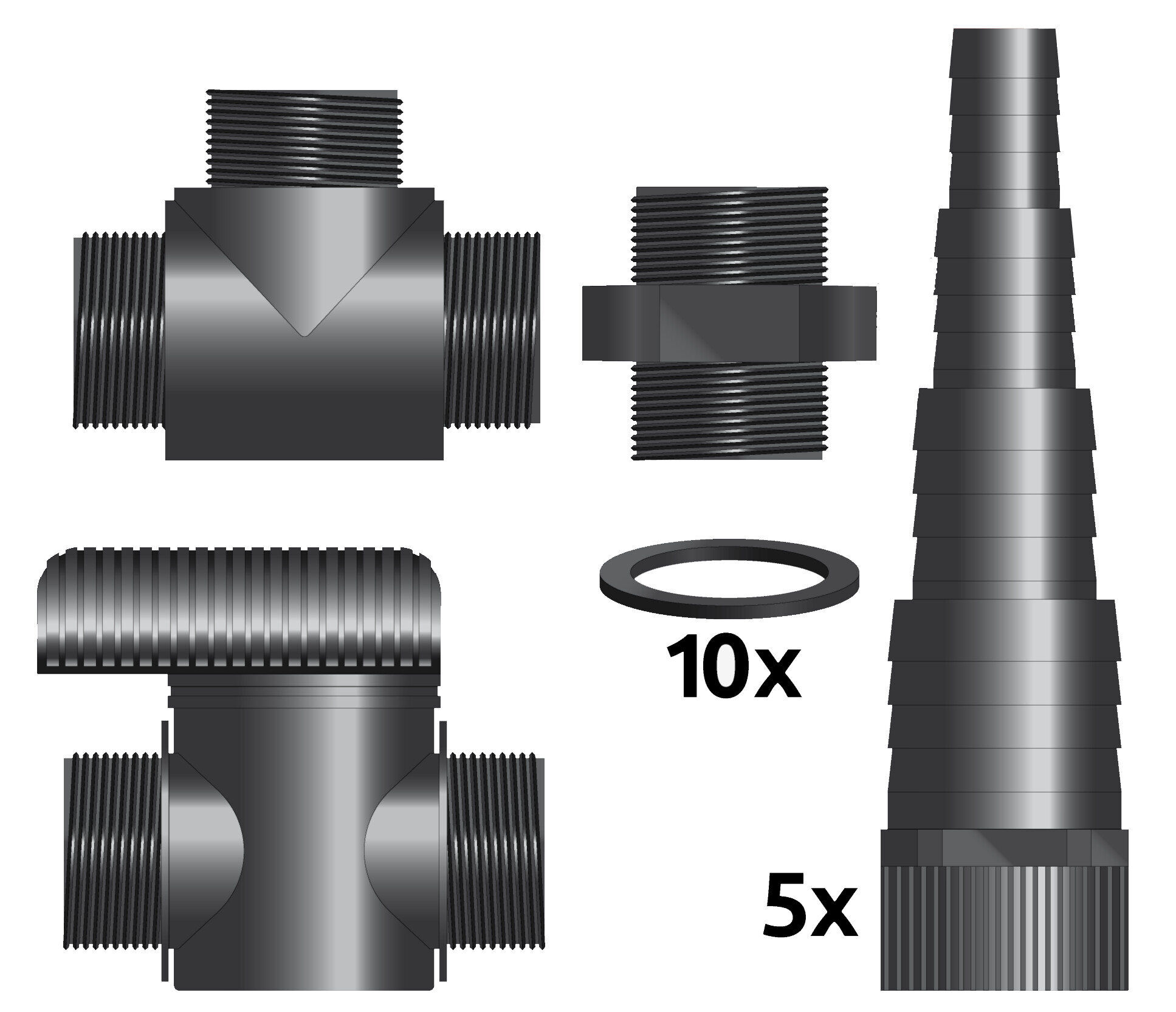 Superfish - Pond Multi Connecteur Kit 20/25/32/40 mm Image num&eacute;ro 3