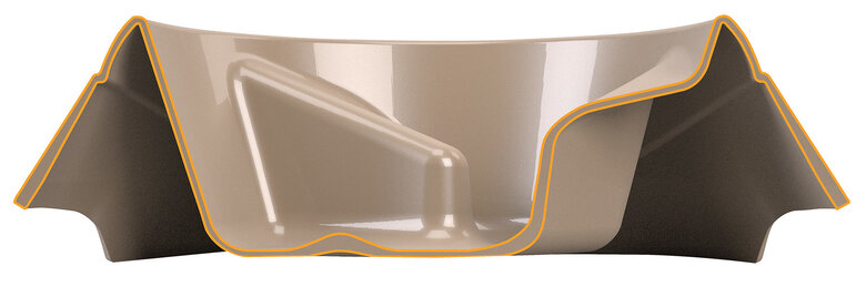 Ferplast - Ecuelle Anti-glouton Magnus Slow Gris - S Image numéro 4 Ferplast - Ecuelle Anti-glouton Magnus Slow Gris - S Image numéro 4