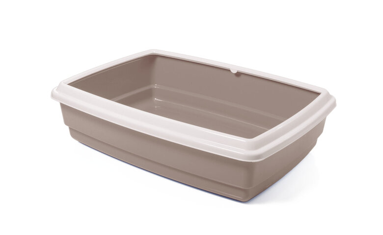 Animalis - Bac à Litière Jumbo avec Rebord pour Chat - Gris Image numéro 1 Animalis - Bac à Litière Jumbo avec Rebord pour Chat - Gris Image numéro 1