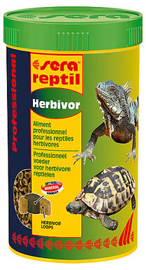Sera - Aliments Professional Herbivor pour Reptiles Herbivores - 250ml