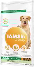 Iams - Croquettes pour Vitalité à l'agneau Pour Chien Adulte Grande Race