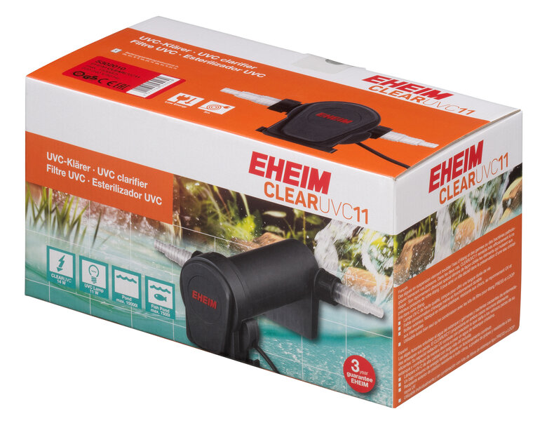 Eheim - Stérilisateur UV CLEARUVC pour Bassin - 11W Image numéro 1 Eheim - Stérilisateur UV CLEARUVC pour Bassin - 11W Image numéro 1