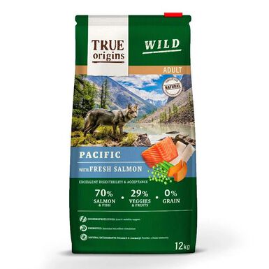 True Origins Wild - Croquettes Saumon pour Chiens Adultes