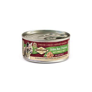 Carnilove - Chat Adulte Poluet, Canard & Faisan - Boite - 100g