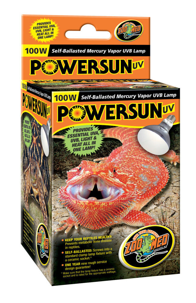 Zoomed - Ampoule Chauffante Powersun Uv Puv10 pour Terrarium - 100w Image num&eacute;ro 1