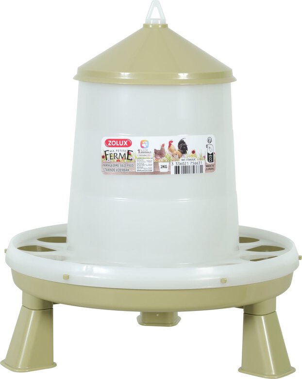 Zolux - Mangeoire Silo Lichen sur Pied pour Basse Cour - 2Kg Image numéro 1 Zolux - Mangeoire Silo Lichen sur Pied pour Basse Cour - 2Kg Image numéro 1