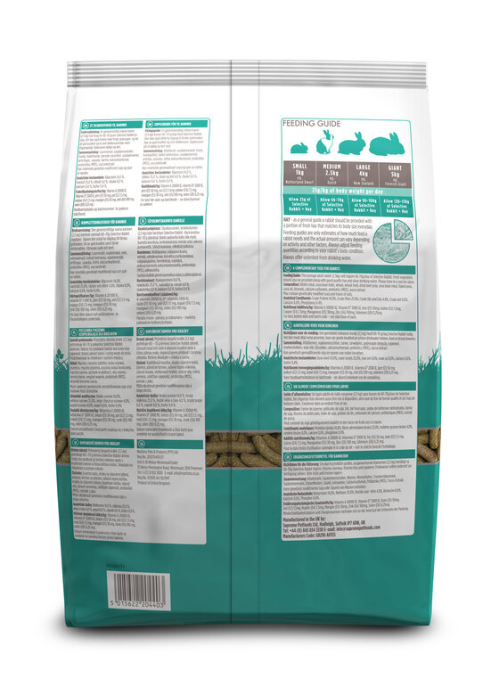 Supreme Science - Aliments Selective pour Lapin - 1,5Kg Image numéro 4 Supreme Science - Aliments Selective pour Lapin - 1,5Kg Image numéro 4