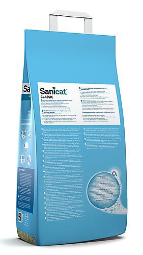 Sanicat - Liti&egrave;re Sanicat Classic Absorbante &agrave; l'Oxyg&egrave;ne Actif pour Chat - 20L Image num&eacute;ro 2